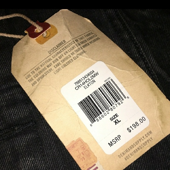 Ralph lauren denim and supply black denim jacket - Picture 2 of 5